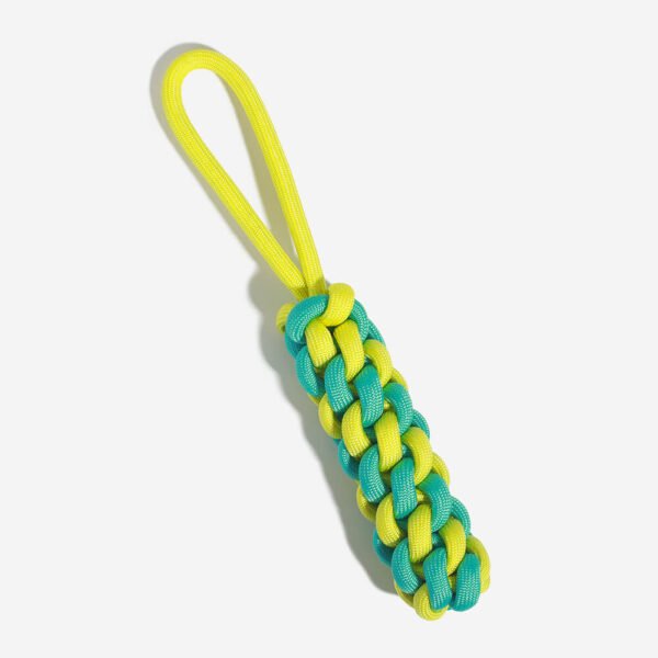 Braided Rope Stick Tug Dog Toy - Color Clash - Image 8